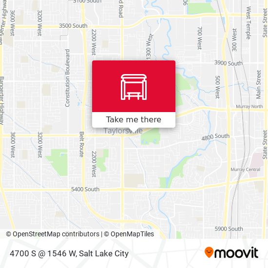 4700 S @ 1546 W map