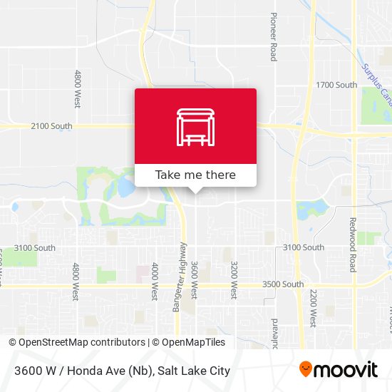 3600 W / Honda Ave (Nb) map