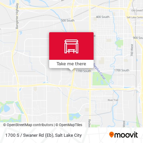 1700 S / Swaner Rd (Eb) map