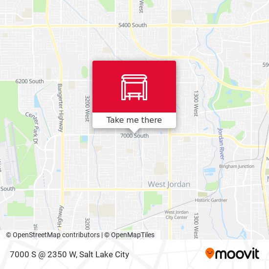 7000 S @ 2350 W map