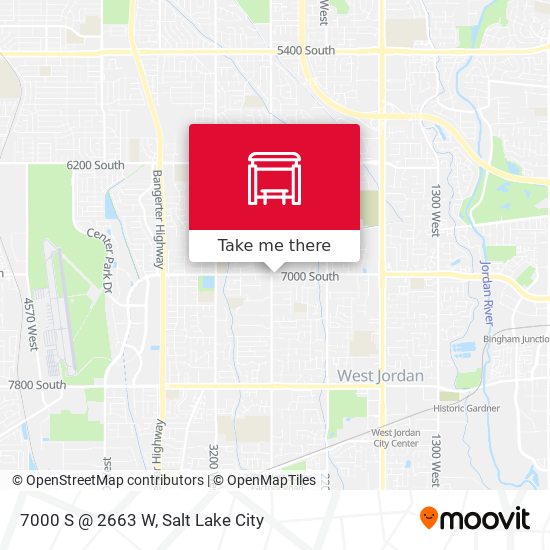 7000 S @ 2663 W map