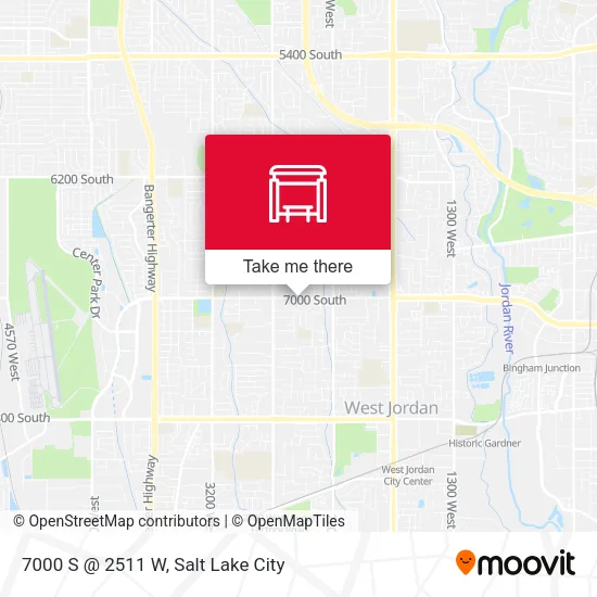 7000 S @ 2511 W map