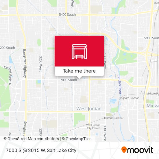7000 S @ 2015 W map