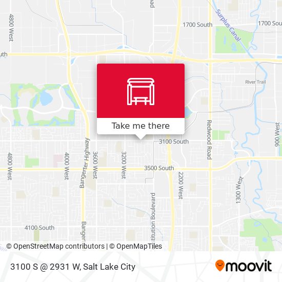3100 S @ 2931 W map