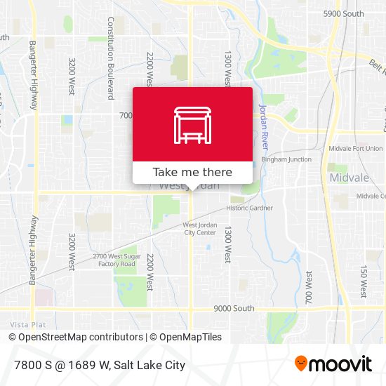 7800 S @ 1689 W map