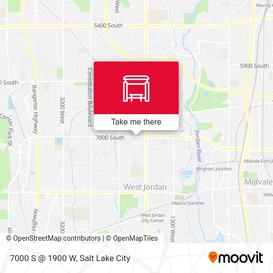 Mapa de 7000 S @ 1900 W