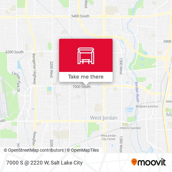 7000 S @ 2220 W map