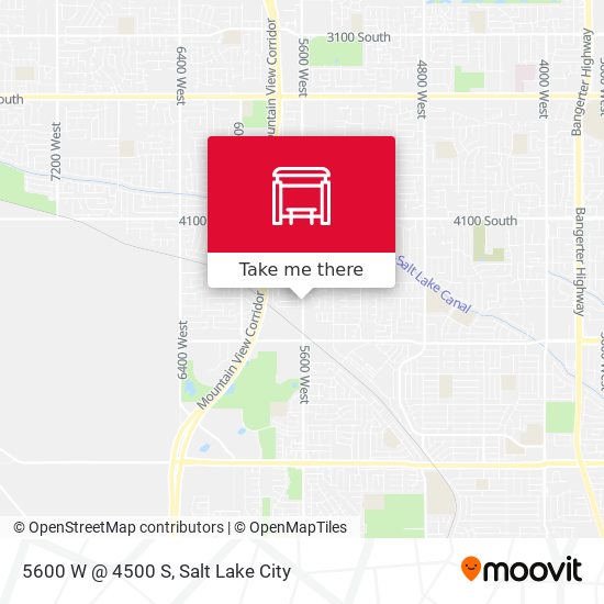 5600 W @ 4500 S map