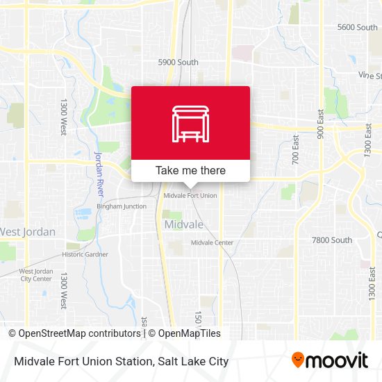Mapa de Midvale Fort Union Station
