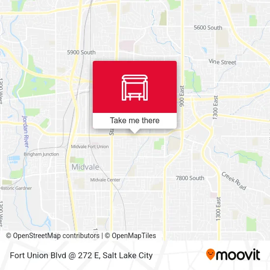 Fort Union Blvd @ 272 E map