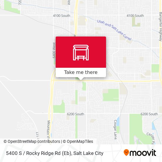 5400 S / Rocky Ridge Rd (Eb) map