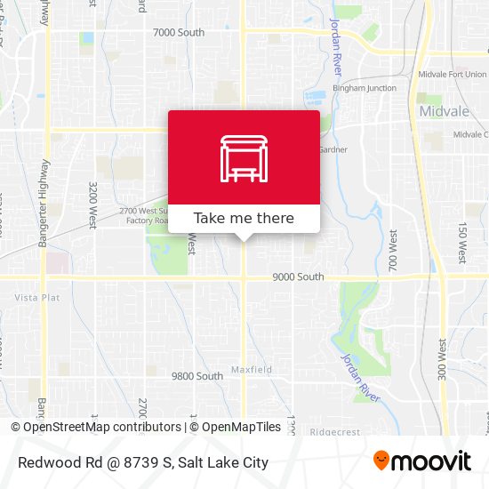 Redwood Rd @ 8739 S map