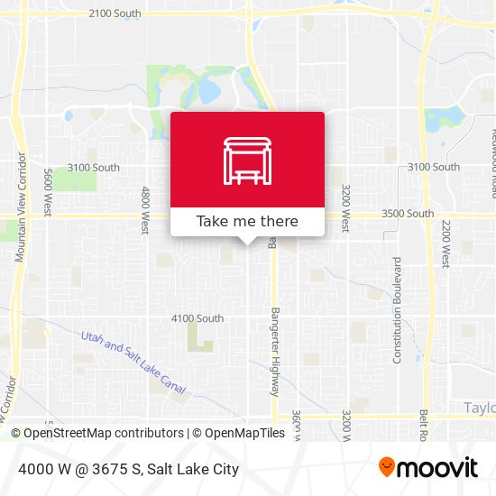 4000 W @ 3675 S map