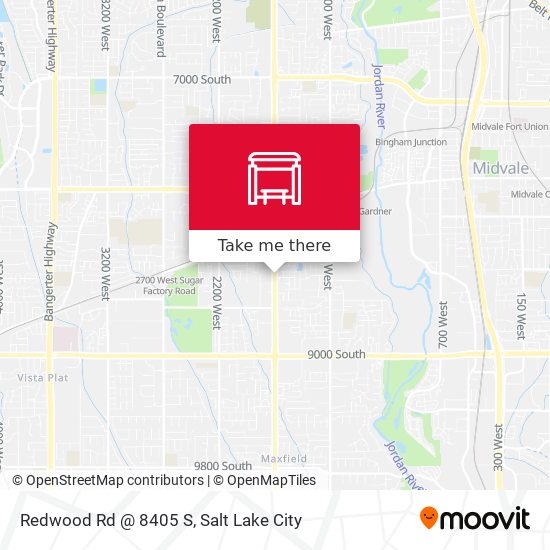 Redwood Rd @ 8405 S map