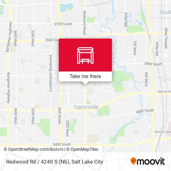 Mapa de Redwood Rd / 4240 S (Nb)