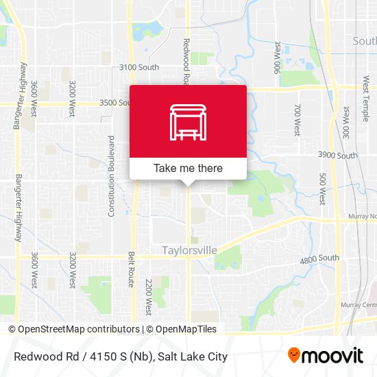 Redwood Rd / 4150 S (Nb) map