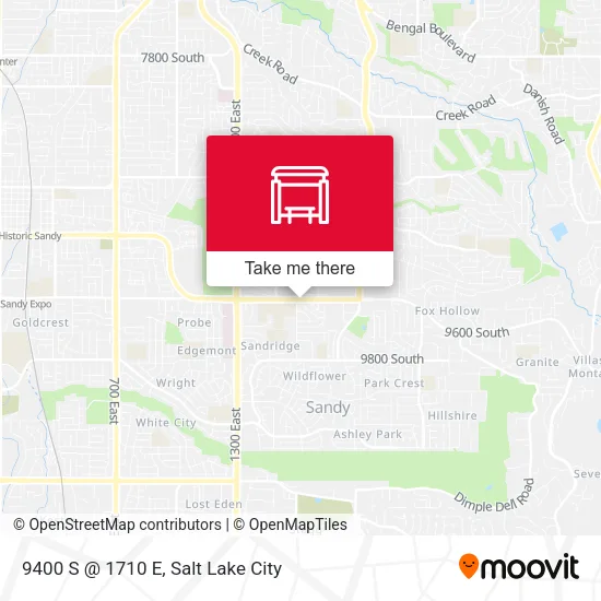 9400 S @ 1710 E map