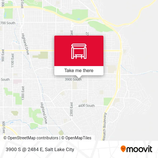 3900 S @ 2484 E map