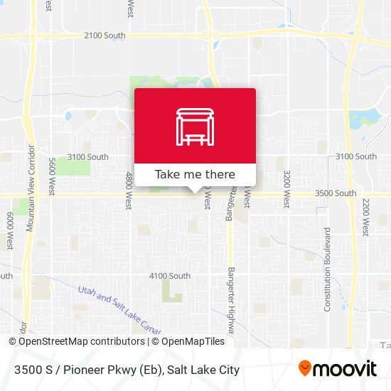 3500 S / Pioneer Pkwy (Eb) map