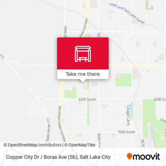 Copper City Dr / Borax Ave (Sb) map