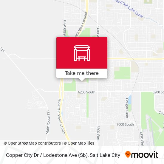 Copper City Dr / Lodestone Ave (Sb) map