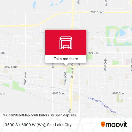 3500 S / 6000 W (Wb) map