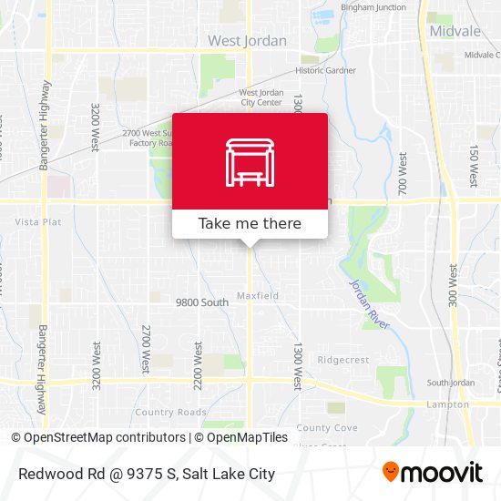 Mapa de Redwood Rd @ 9375 S