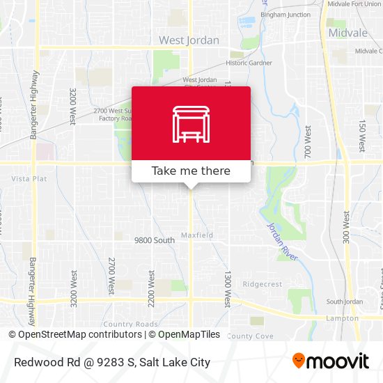 Redwood Rd @ 9283 S map
