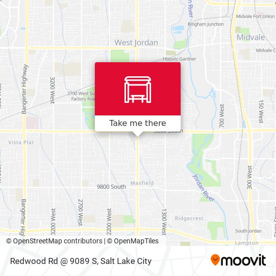 Redwood Rd @ 9089 S map