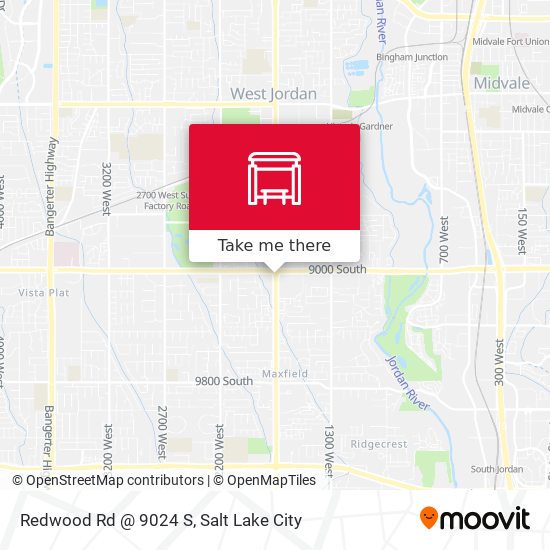 Mapa de Redwood Rd @ 9024 S