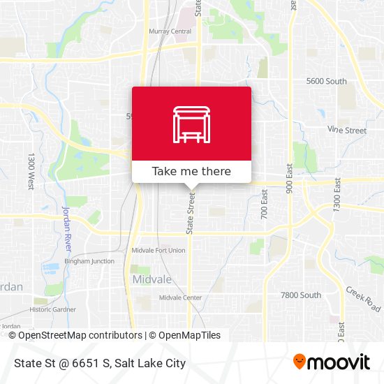 State St @ 6651 S map