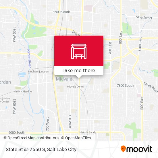 State St @ 7650 S map