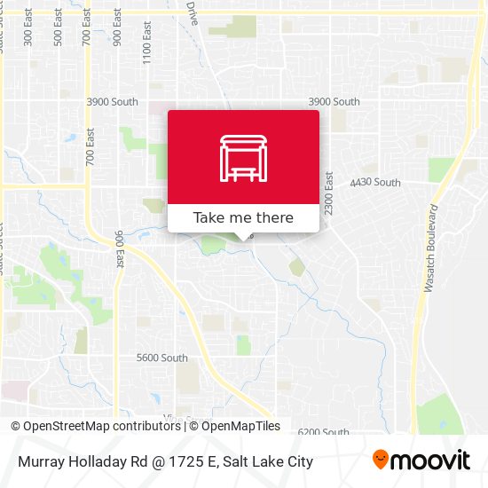 Murray Holladay Rd @ 1725 E map