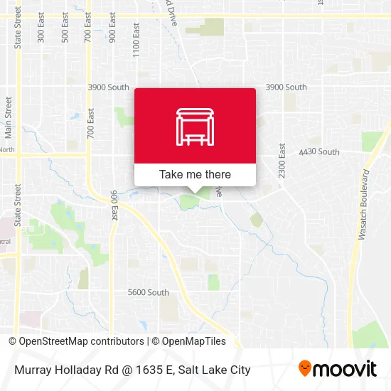 Mapa de Murray Holladay Rd @ 1635 E