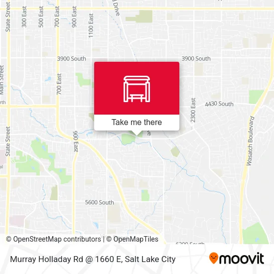Mapa de Murray Holladay Rd @ 1660 E