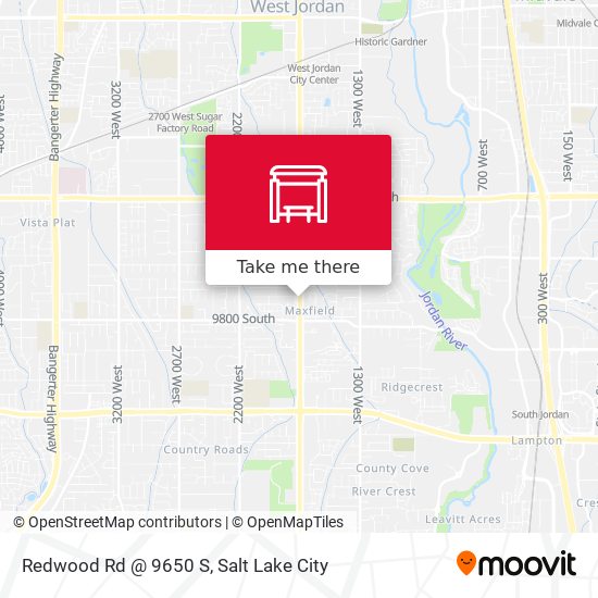 Redwood Rd @ 9650 S map