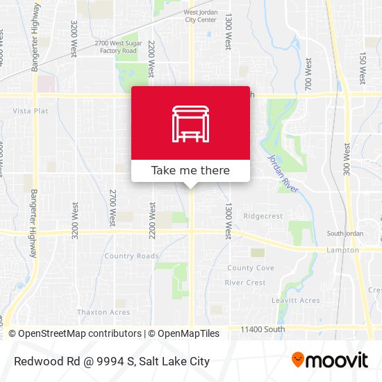 Redwood Rd @ 9994 S map