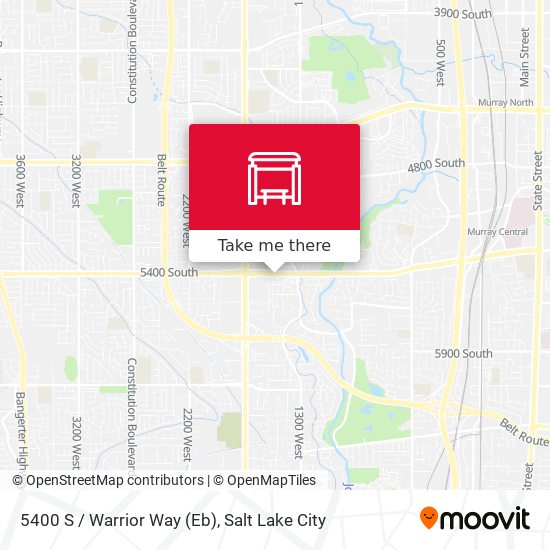 Mapa de 5400 S / Warrior Way (Eb)