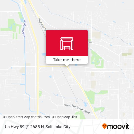 Us Hwy 89 @ 2685 N map