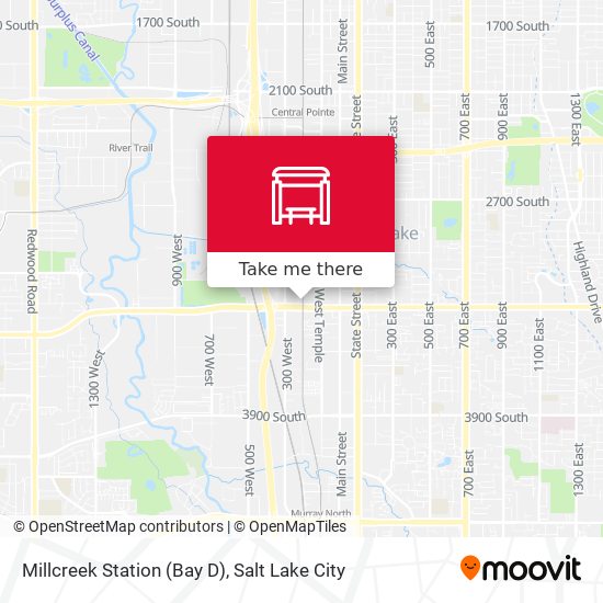 Millcreek Station (Bay D) map
