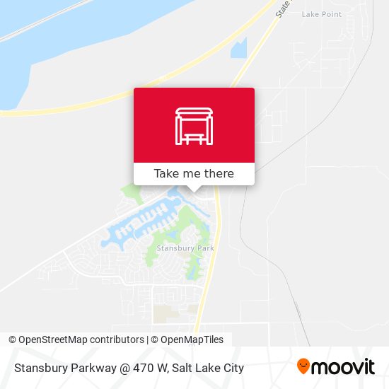 Stansbury Parkway @ 470 W map