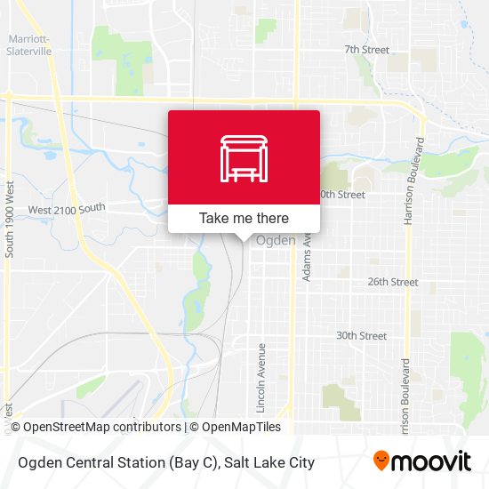 Ogden Central Station (Bay C) map
