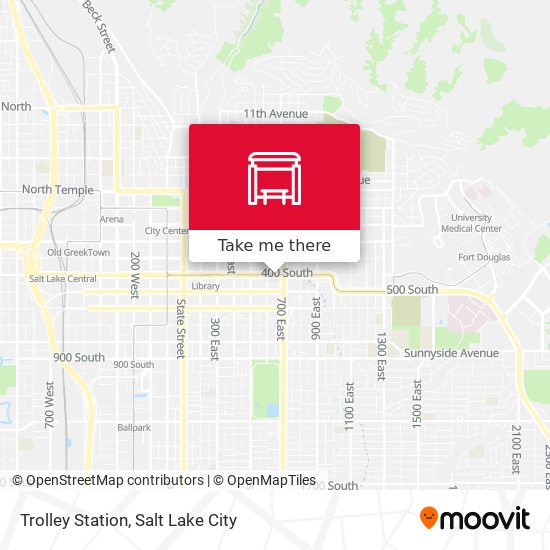 Mapa de Trolley Station