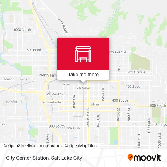 City Center Station map