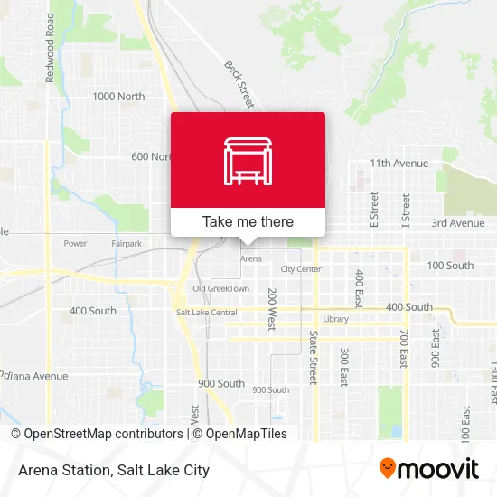 Arena Station map