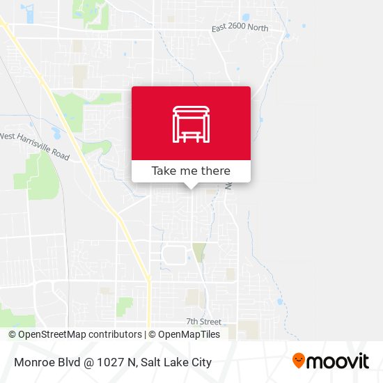 Monroe Blvd @ 1027 N map