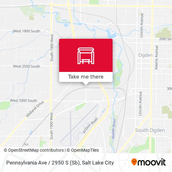 Pennsylvania Ave / 2950 S (Sb) map