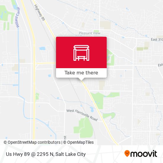 Us Hwy 89 @ 2295 N map