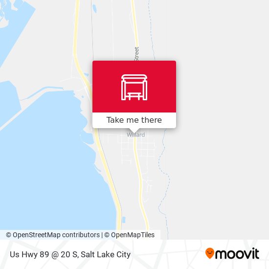 Us Hwy 89 @ 20 S map