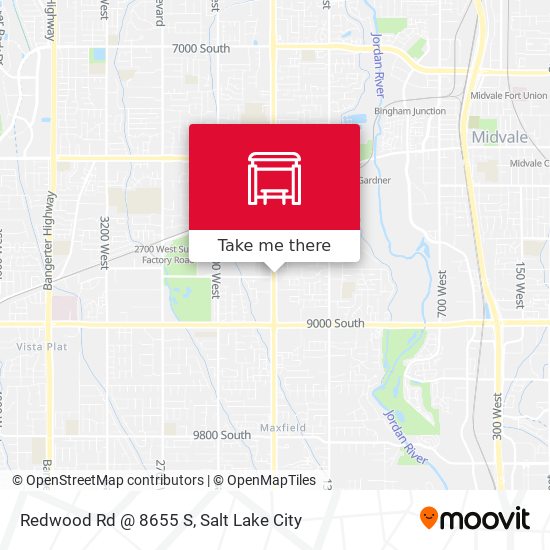 Redwood Rd @ 8655 S map